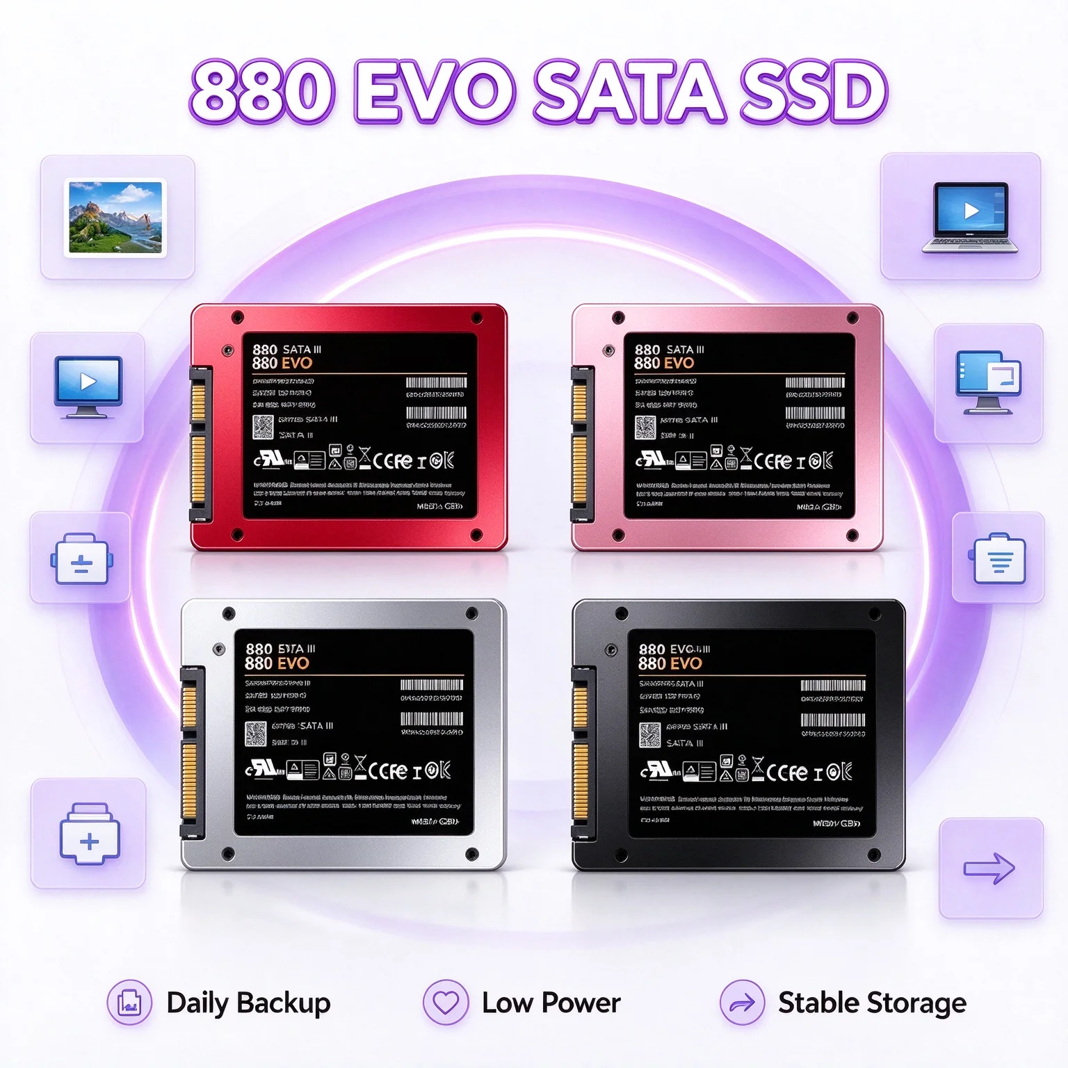 SATA3 2.5" Internal SSD, 1TB/2TB/4TB, High Speed Solid State Drive, Desktop, Laptop, Mini PC, Storage Replacement, Pro Max 5G