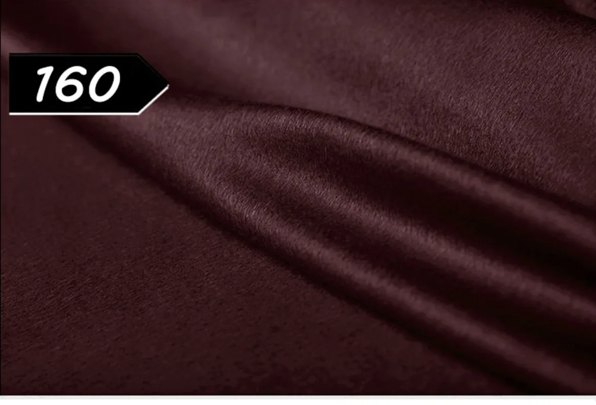 عالية الجودة من جانب واحد الكشمير الملابس النسيج الخريف مخصص معطف من قماش الكشمير السراويل فستان الصوف 600 جرام/م #4