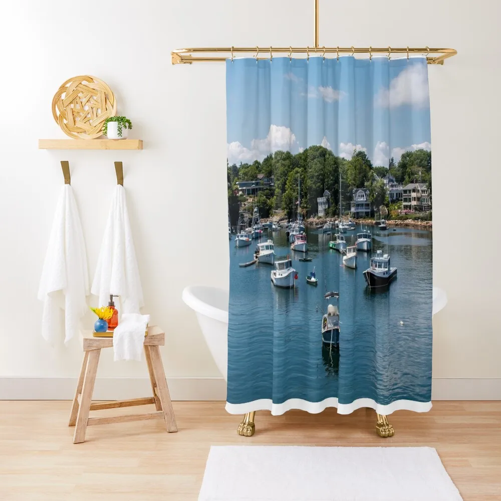 

Perkins Cove, Maine Shower Curtain Bathroom Accessorys Shower Set For Bathroom Modern Bathroom Accessories Shower Set Curtain