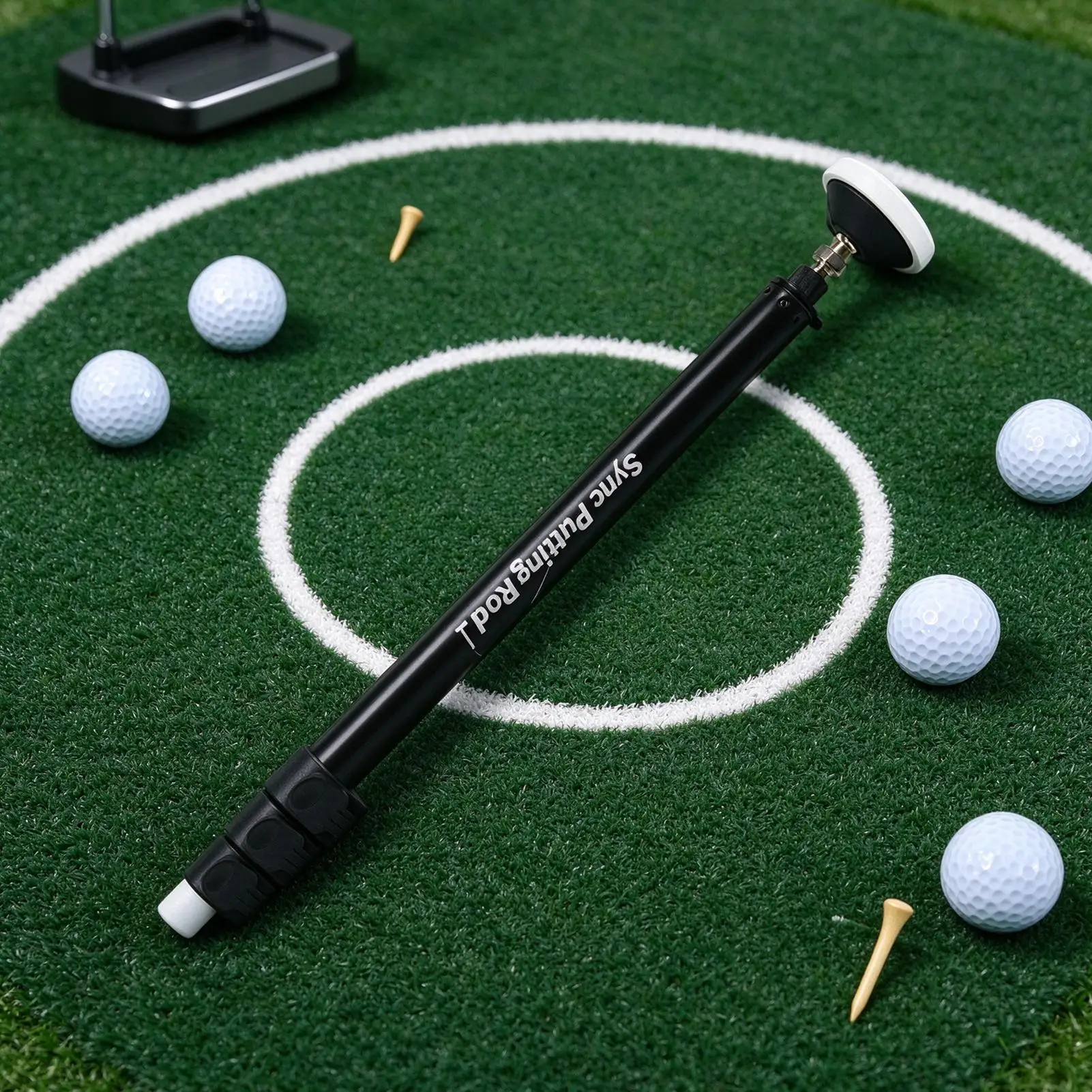 Golf Trainer Portable Putting Stability Alignment Exerciser Golf Hand Grip Green Practice Tools For Men Golfers Indoor Outdoor