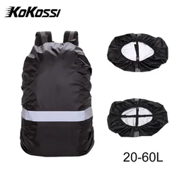 KoKossi 1Pcs Backpack Rain Cover Rain Gear Waterproof Cover Hiking Camping Rain Dust Protection Safety Reflective Oxford Cloth