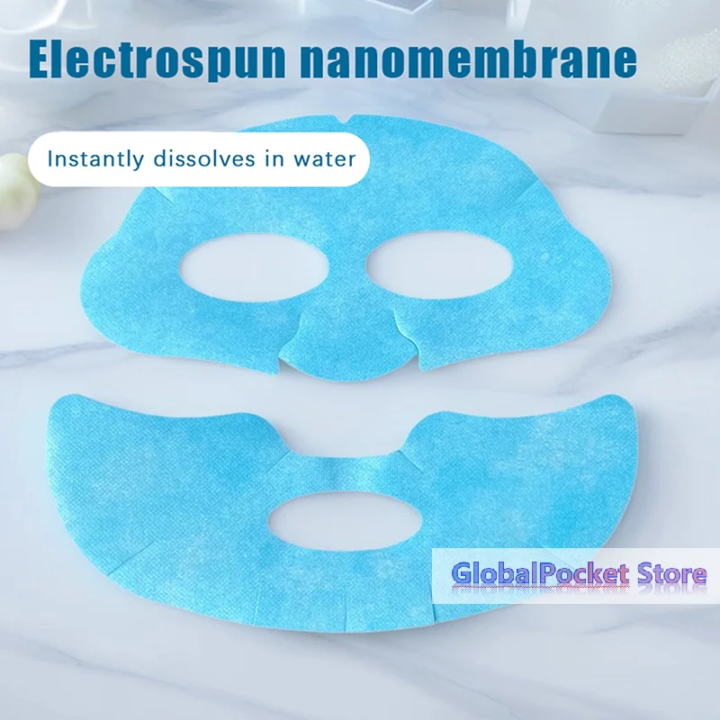 Collagen Film Paper Soluble Facial Mask Face Skin Cheek Sticker Forehead Patch Lines Patches Tightening Skin Care Anti-aging view 2