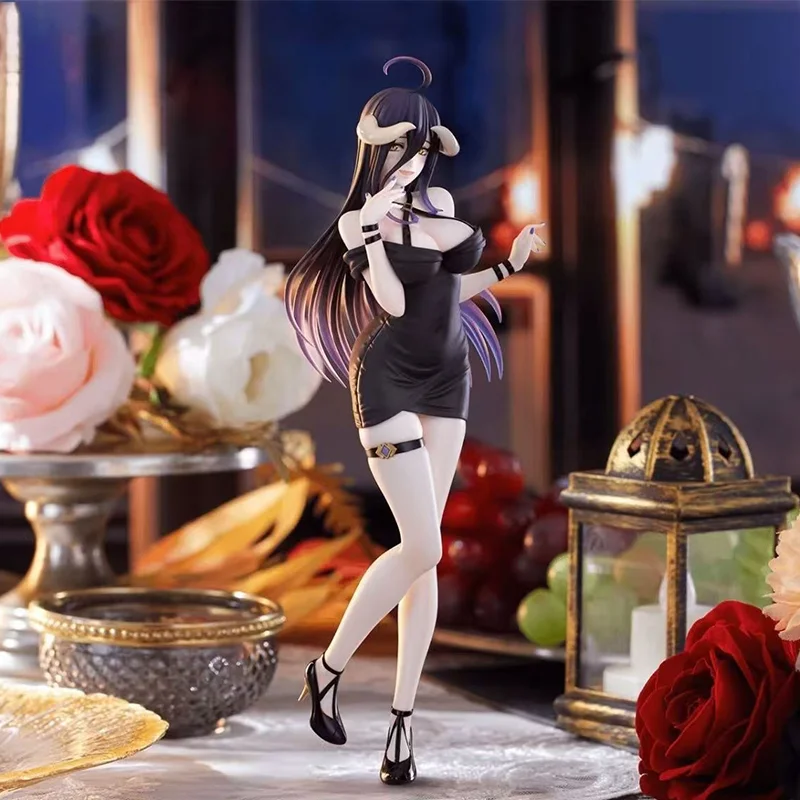 

Bandai new products overlord anime figure albedo action figure sexy girl Model Collection Ornament Anime Cartoon Model Toy Gift