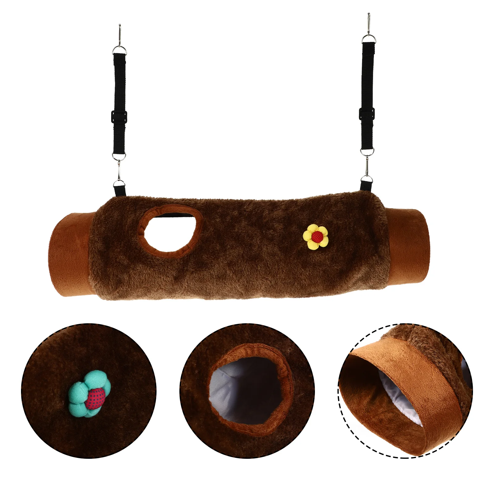 

Pet Warm Hanging Hammock Cozy Small Pets Sleeping Nest Hamster Ferret Cage Rest Tunnel Hamster Tunnel Hammock Nest