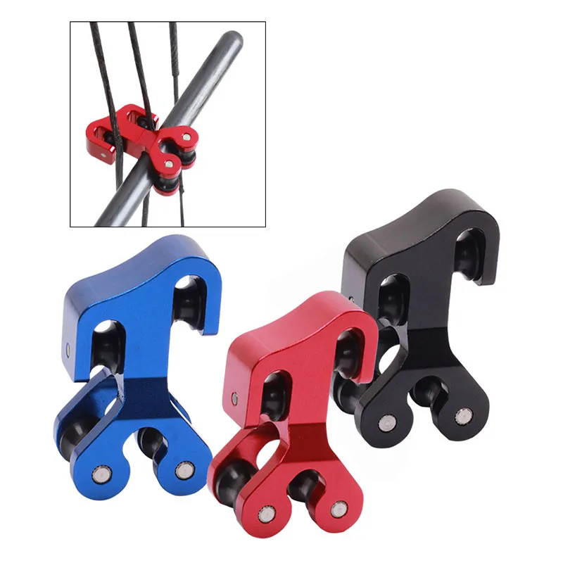 

Archery Cable Slide Compound Bow Bowstring Splitter Roller Glide Replace Bowstring Separator Arrow Pulley Shooting Accessories