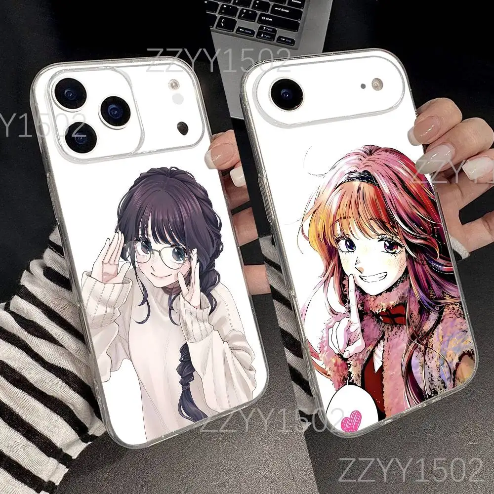 

K-Kaoruko Waguri Phone Case For iPhone 17,16,15,14,13,12,11 Pro,Max,Plus,X,XS,XR,SE4,E Mini Transparent Soft