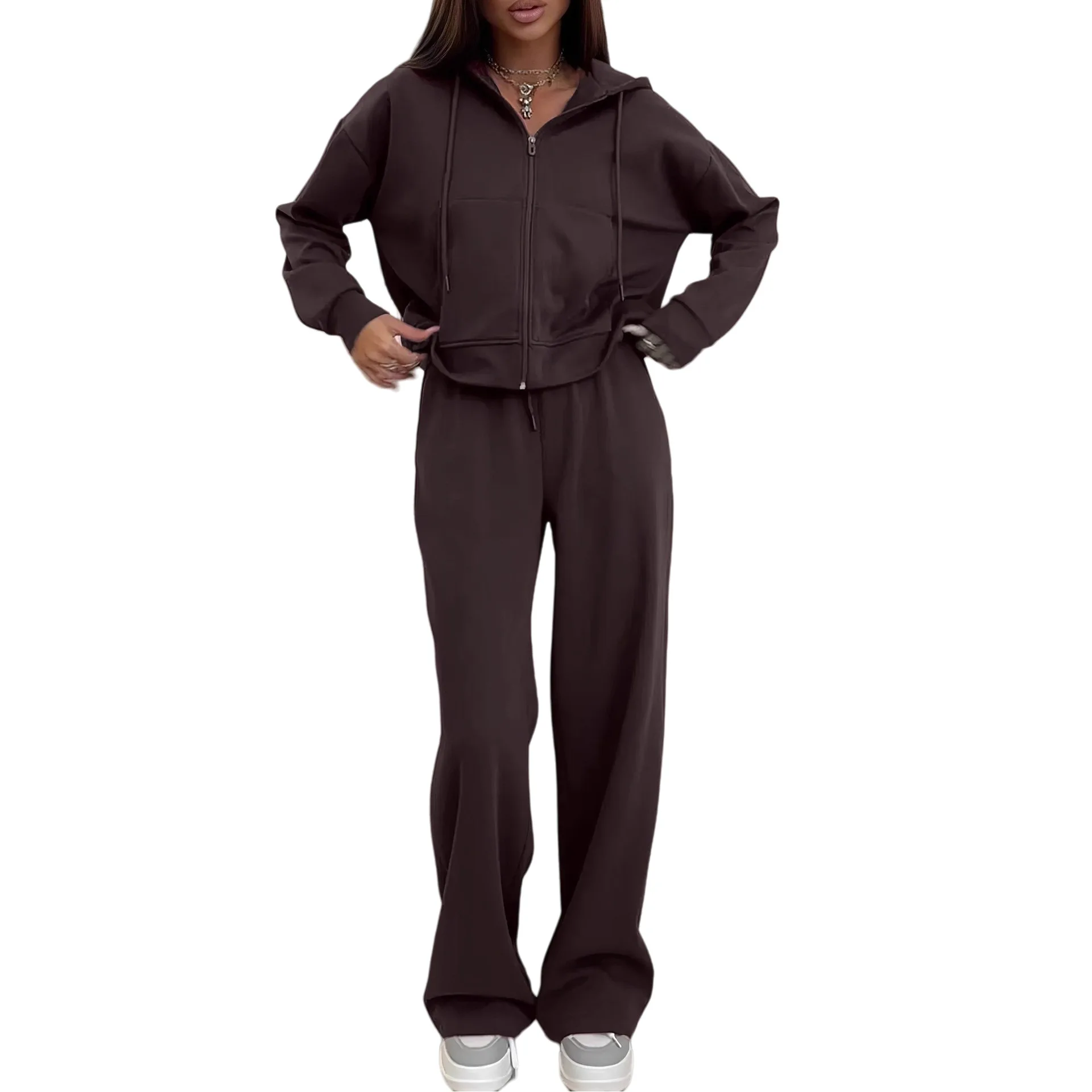 

2-х предметная африканская одежда для женщин, осенне-зимняя мода, африканский топ из полиэстера с длинными рукавами, одинаковые комплекты с длинными брюками, африканская одежда