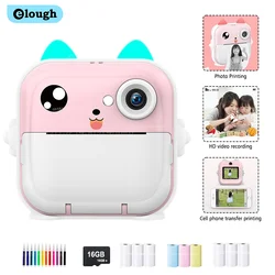 Children Instant  Print Camera Kids Photography Digital Photo Camera Toy Mini Thermal Printer Boy Girls Birthday Gift