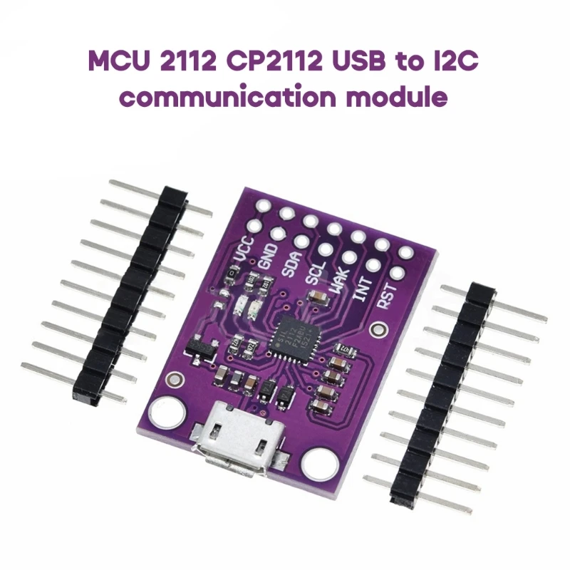 CP2112 Debug Board USB to I2C Communication Module 2.0 MicroUSB 2112 Evaluation Kit Sensor Module Adapter 4.0-5.25V