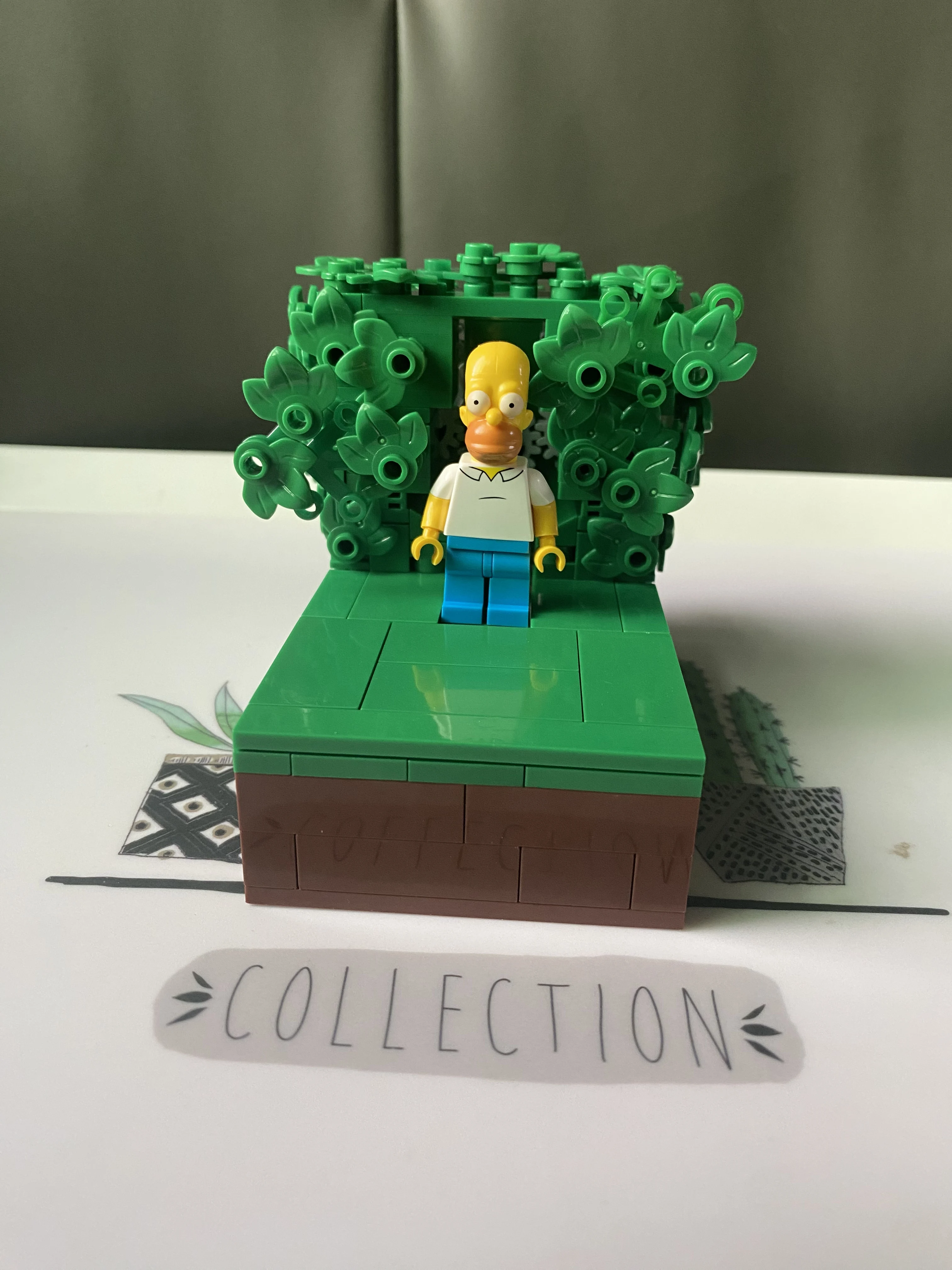 227 قطعة MOC اللبنات هومر تحمل في تكنولوجيا بوش الطوب عيد الميلاد عيد الميلاد عطلة DIY بها بنفسك الهدايا ألعاب جنسية