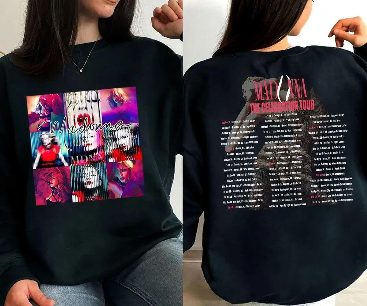 The Celebration Tour 2024 T-Shirt  Madonna Tour 2024 T-Shirt  Madonna The Celebr