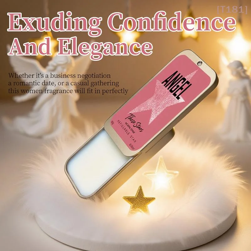 

[e]10g Lasting Solid Balm For Couple Natural Floral Fragrance Release Charming Confidence Pocket Deodorant Business Solid Balm