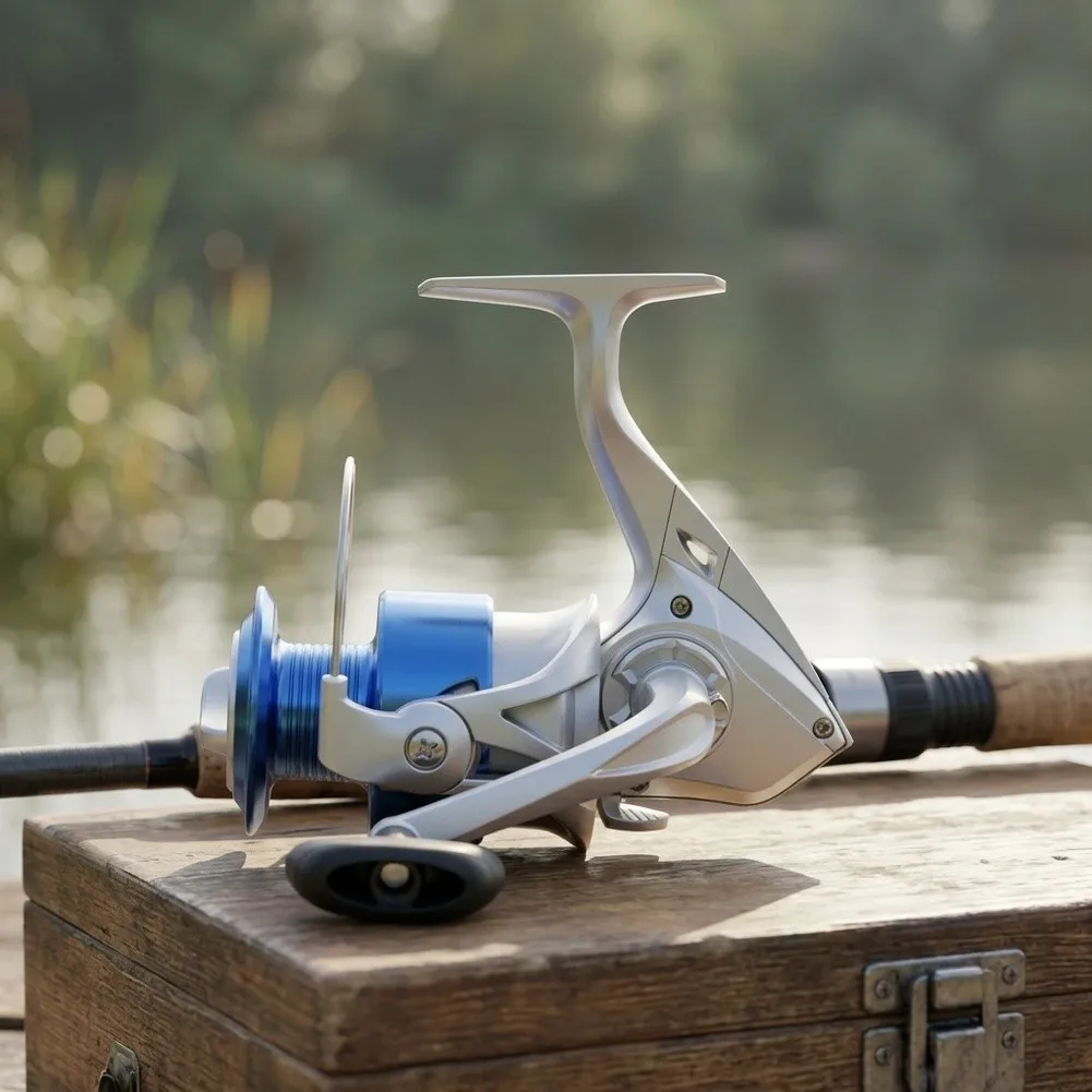 Spooling Reel QS1000-7000 Constructed for Saltwater Durability with Foldable Rock Arm and Thickened Base Stability