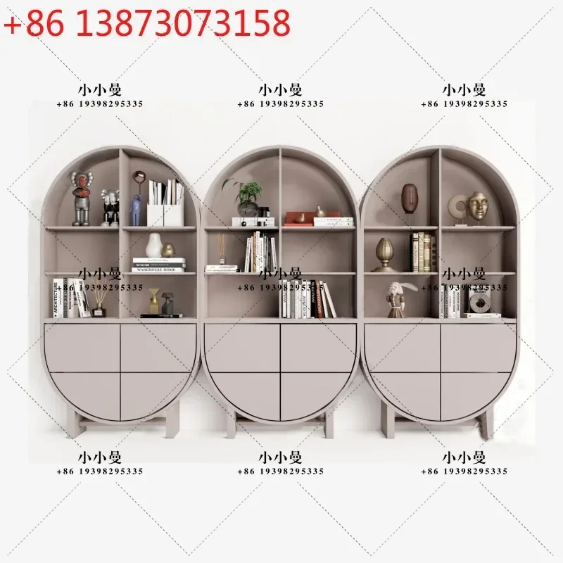 Nordic paint arch modern simple multi-functional storage display cabinet