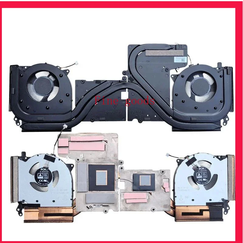 

New Original Laptop CPU GPU Cooling Fan With Heatsink FOR Lenovo Legion 5-15ACH6H 82JU 5H40S20310/1/2/448/9