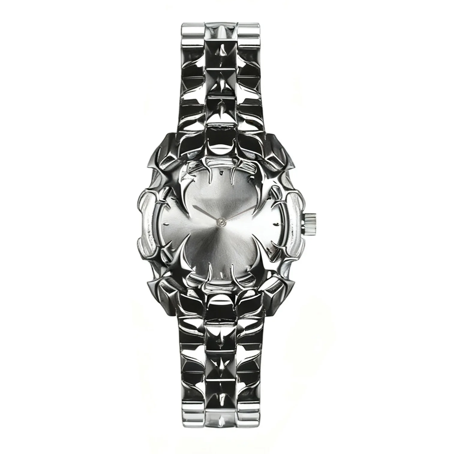 Fashion Style European And American Irregular Claw Watches High-end Niche Design Waterproof Circular Quartz Wristwatches