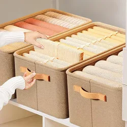 Folding Cotton Linen Storage Box Basket For Storing Dirty Clothes Laundry Basket Sundries Underwear Bread Toy Sorting Basket