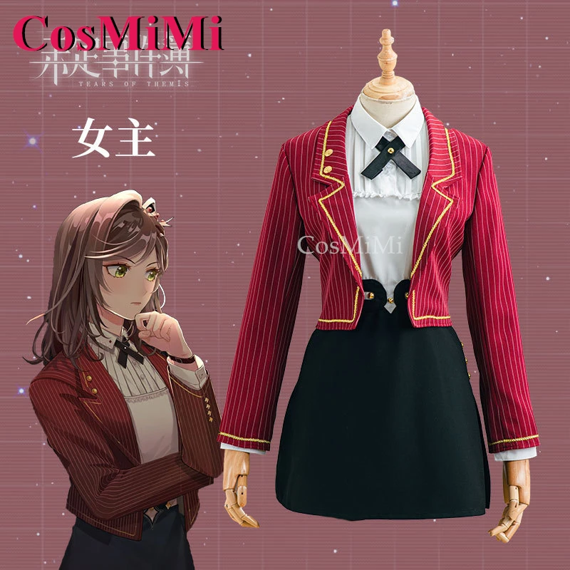 

CosMiMi Hot Game Tears Of Themis Leading Lady Cosplay Costume Lawyer Uniforms Business Suits Carnival Party Role Play Clothing