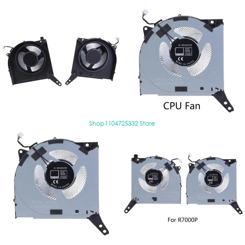 

Записная книжка CPU Охлаждение вентиляторы DC12V 4 PIN -графический радиатор для Y7000P IAH7 R7000P