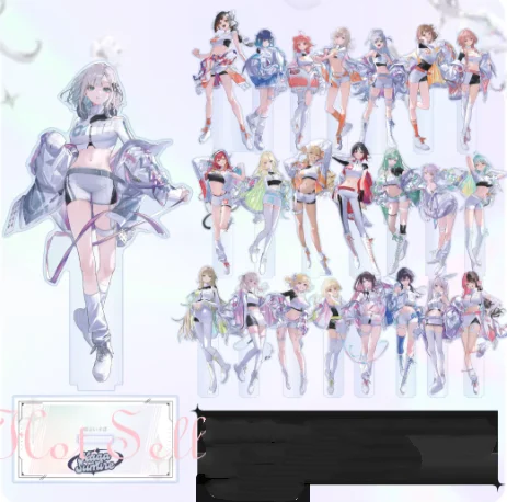 Anime VTuber VSPO SHOWDOWN Series TOSAKI MIMI KISARAGI REN KAGA SUMIRE KAMINARI QPI YAKUMO BENI Acrylic Stand Desk Ornament Toy