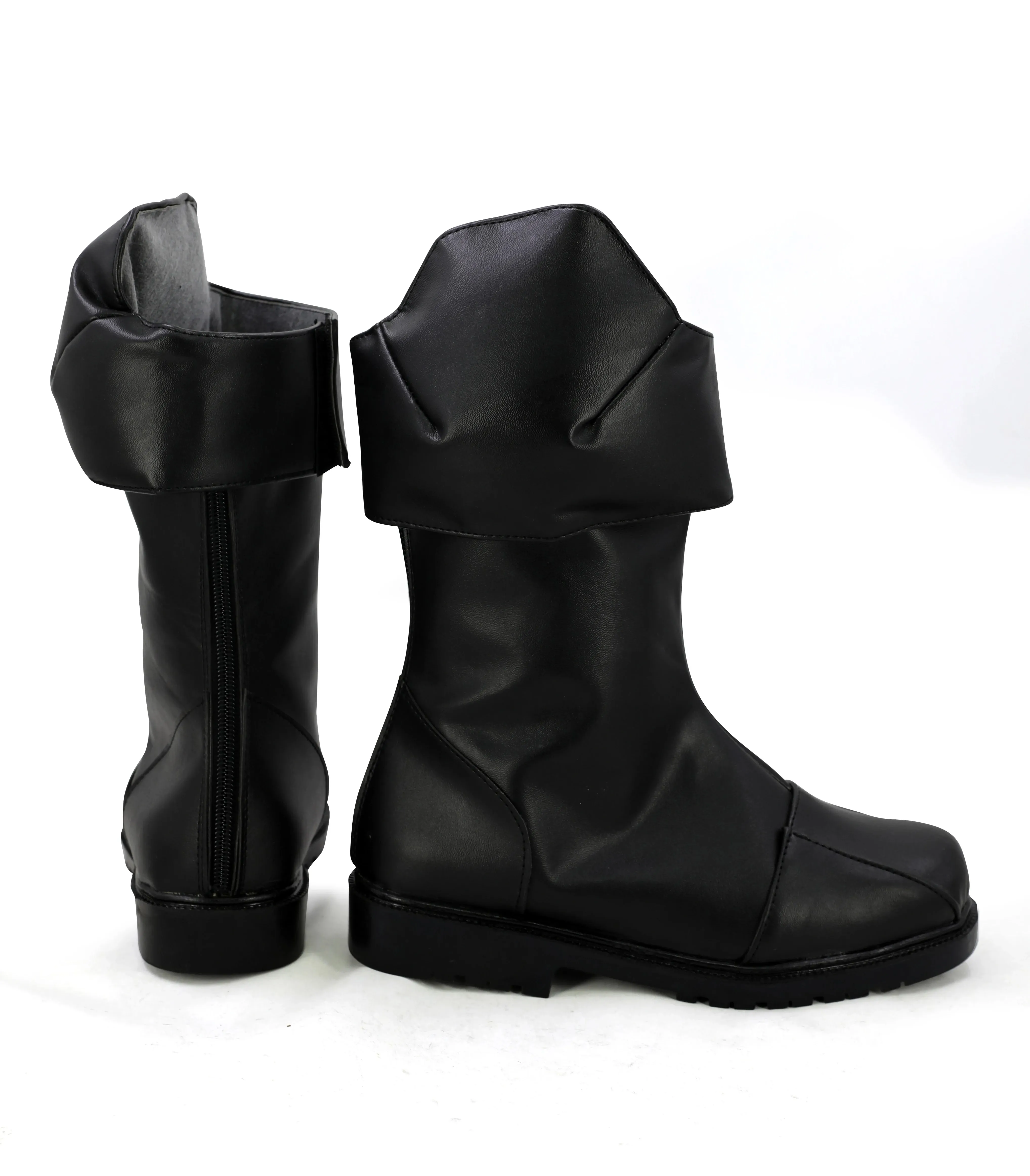Cat Noir Il film Cosplay Stivali neri Uomo Donna Carnevale di Halloween Cosplay Cat Noir Scarpe