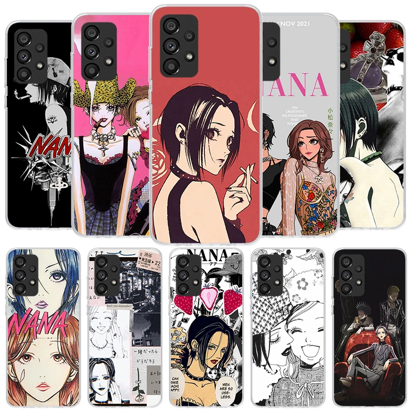 NaNa Osaki Anime Phone Case For Samsung A15 A25 A35 A55 A14 A24 A34 A54 A13 A23 A33 A53 A12 A52 A32 A22 A42 A05S A04S A03S A02S