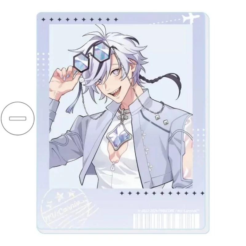 Anime Game NU: Carnival Rectangle 2026 Acrylic Stand Figure Keychain 15CM Edmond Eiden,Dante, Transparent base Desktop Ornament