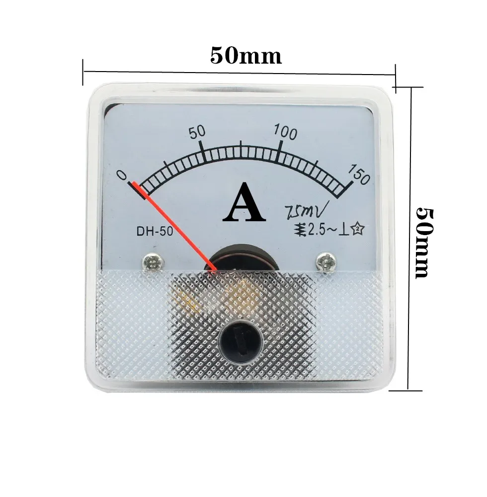 DH-50 AC Ammeter 1A 2A 3A 5A 10A 15A 20A 30A 50A Analog Pointer meter / Current meter