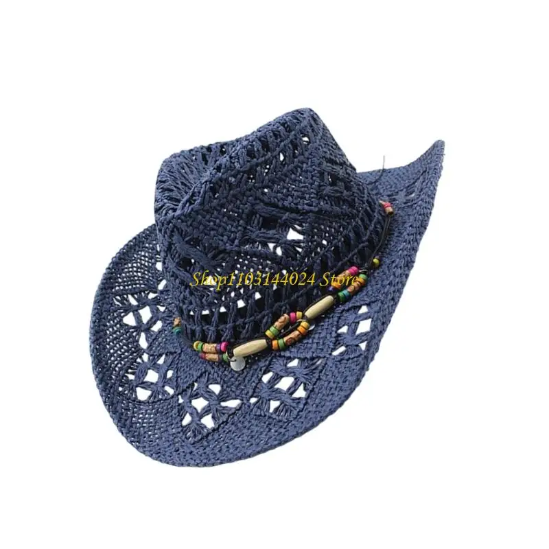 n5ke للجنسين الورقية قش قبعة مقاوم للشمس قبلة قابلة للتعديل حزام حزام بنما للنساء الرجال يرتدون ملابس يوميا وتجمع العطلات