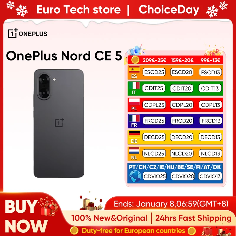 OnePlus Nord CE 5 5G Smartphone MediaTek Dimensity 8350 Apex 6.77 OnePlus Nord CE 5 5G Smartphone MediaTek Dimensity 8350 Apex 6.77