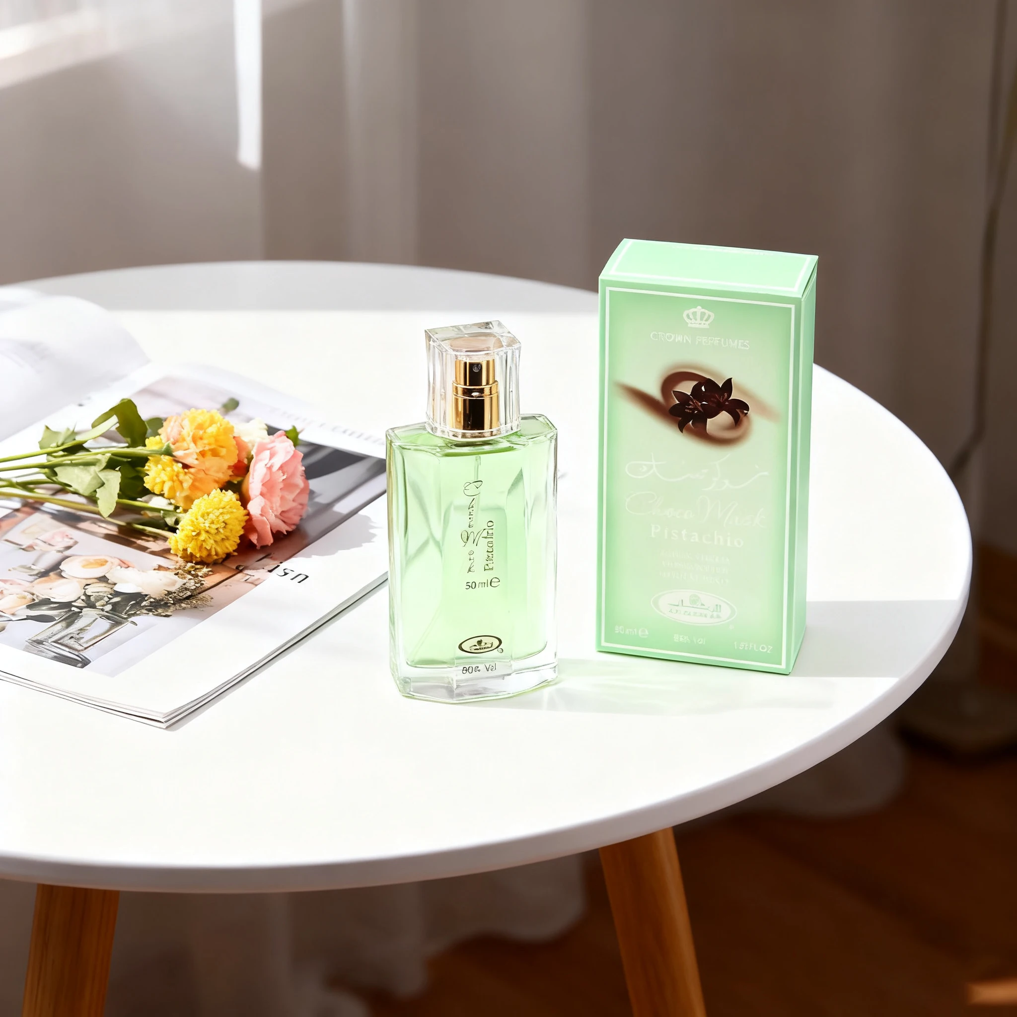 شوكو مسك أو دو تواليت رذاذ الجسم الطبيعي عطر نسائي 1.7 أونصة