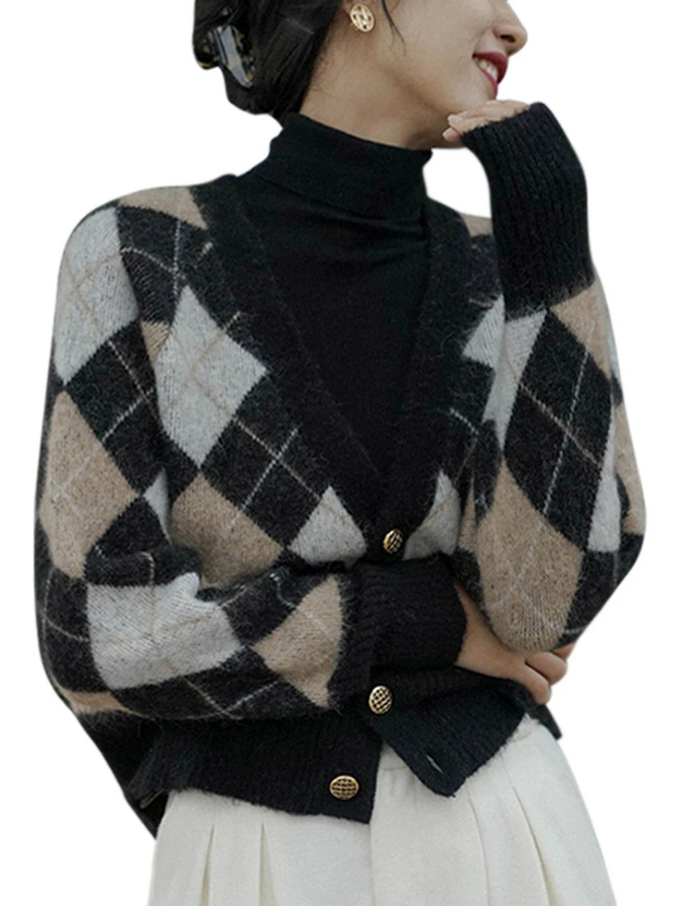 سترة نسائية لربيع 2025 من Thiened V-Ne بطبقة أساسية سترة معطف كسول Sle Top Sweet Sle Pure E-commerce Ss