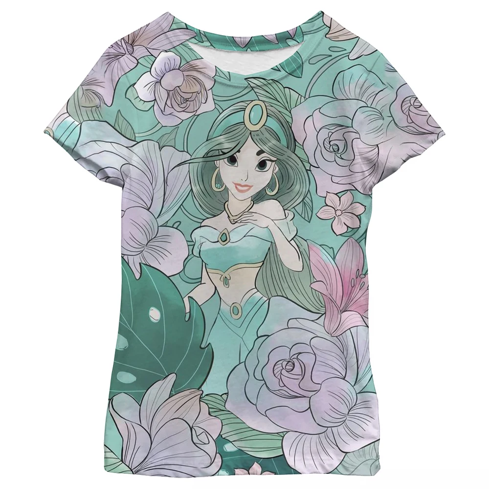 

Lovely Frozen Elsa T-shirt For Kids Girls Clothes Disney T-shirts Children Summer Short Sleeve Baby T Shirts Birthday Gift 2-14T