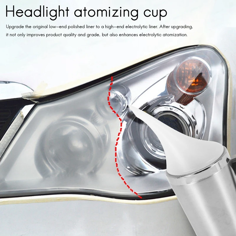 Car Headlight Restorer Repair Fix Restoration Steam Polishing Chemical Cleaner Headlight Refurbished Atomization Cup EU Plug