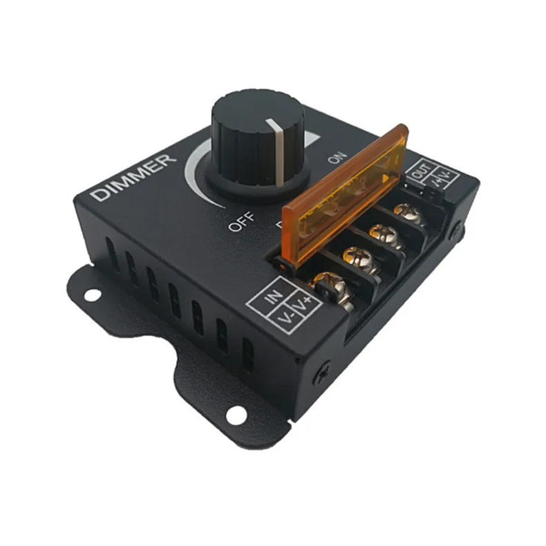 Dimmer 12V-24V Dimmer Interruptor de brilho monocromático LED Light Strip Light Strip Controller