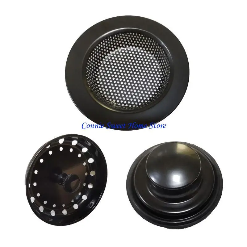 LXAF Anti Clogging Sink Filter/Stopper/Cover/3pcs Universal Kitchen Sink Garbage Disposal Cap Hassle Frees Installation