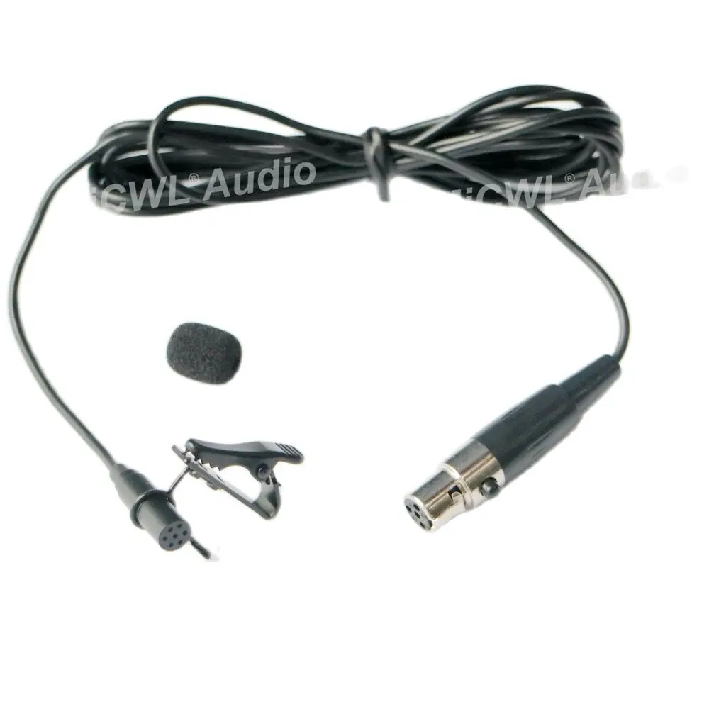 TQG TA4 Stecker Digitales Wireless Lavalier-mikrofon Für Shure ULX SLX PGX QLX AD4D ULXD Clip Revers BeltPack Emitter ME2-Shure