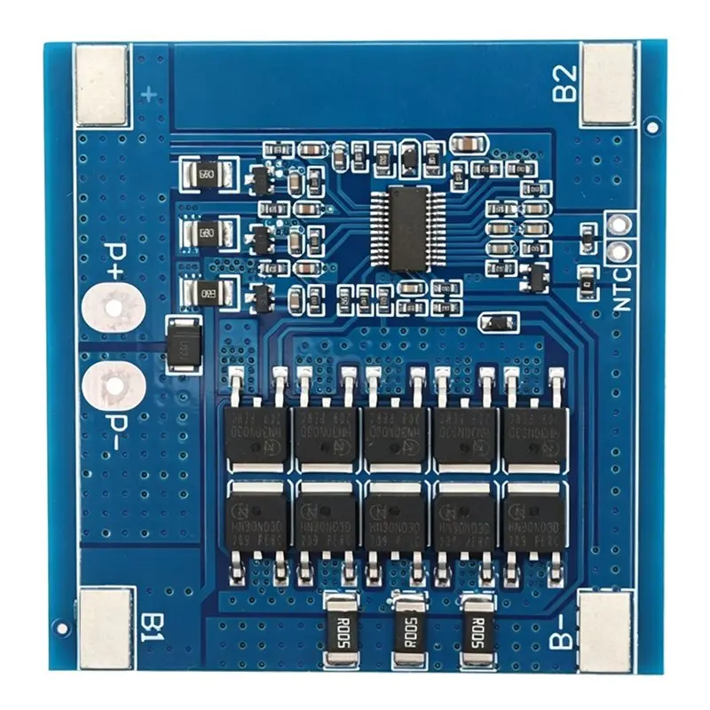 Lithium Battery 18650 3S 30A BMS Protection Board 12.6V With Balance, Temperature Control And Anti-Overcharge Functionality