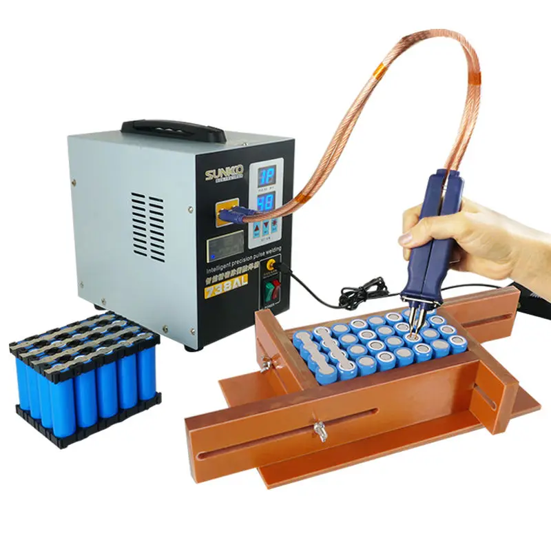 738AL Pulse Spot Welder 18650 Battery Repair Device with 70BN Welding Pen