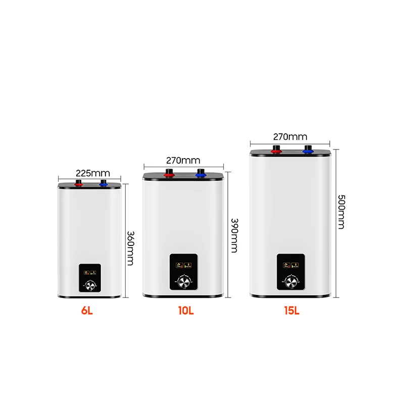 New Arrival Mini 10L/15L Electric Hot Water Heaters Sink Tank Chauffe Eau Electrique Storage Type for Kitchen RV Outdoor Use