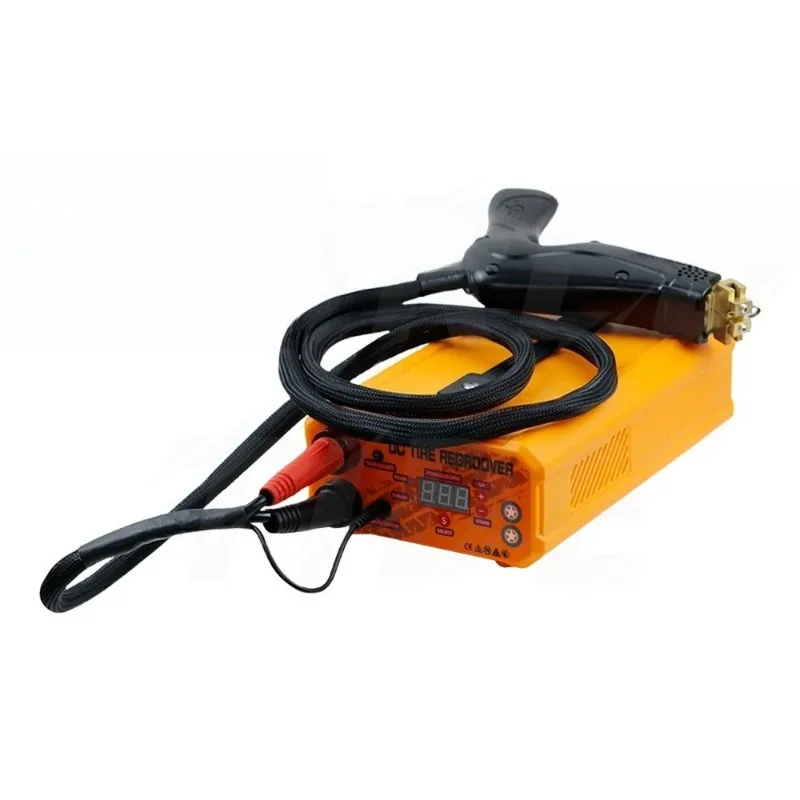 Tire Groover Machine Tyre Grooving Tool Tire Regrooving Iron Cutter Kit 1000W with 20 Pcs Cutting Blades for Rubber and Tires
