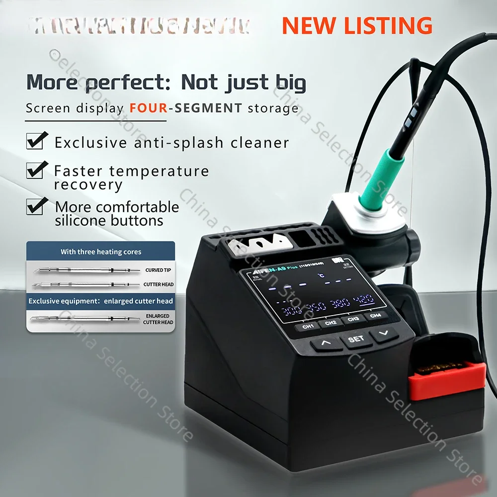 A9 Plus  Soldering Station Compatible Soldering Iron Tip 210/245/115 Handle Control Temperature Welding Rework Station