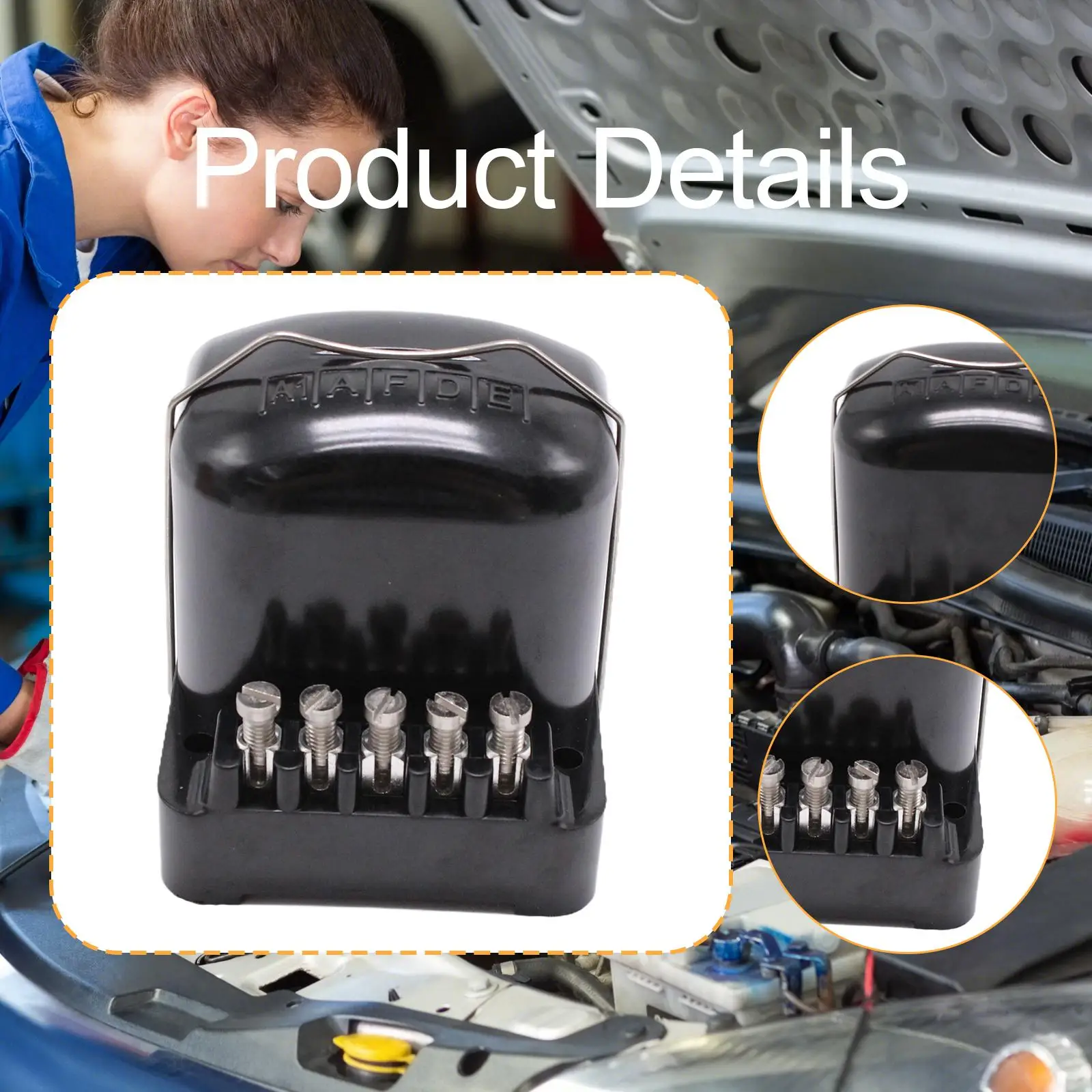 

External Mechanical Voltage Regulator Easy Installation Replacement 12V for Auto Truck Car Vehicle Accessories