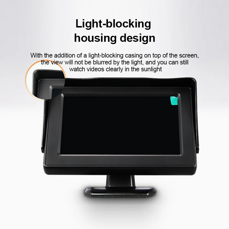 Car Baby Monitor View Infant in Rear Facing Seat IR Night Vision Camera with 4.3'' HD Display Baby Car Mirror for Toddler Kids