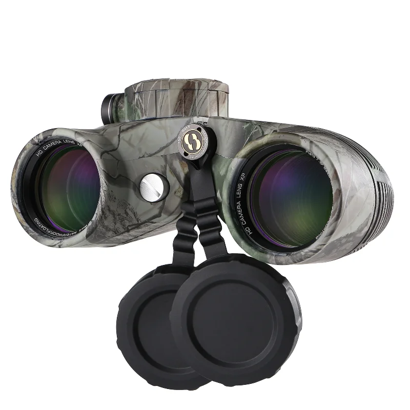 Boshile Binoculars 7*50 Compass Ranging Telescope 7X HD Camouflage Waterproof Outdoor Sailing Adventure Telescope - Image 5