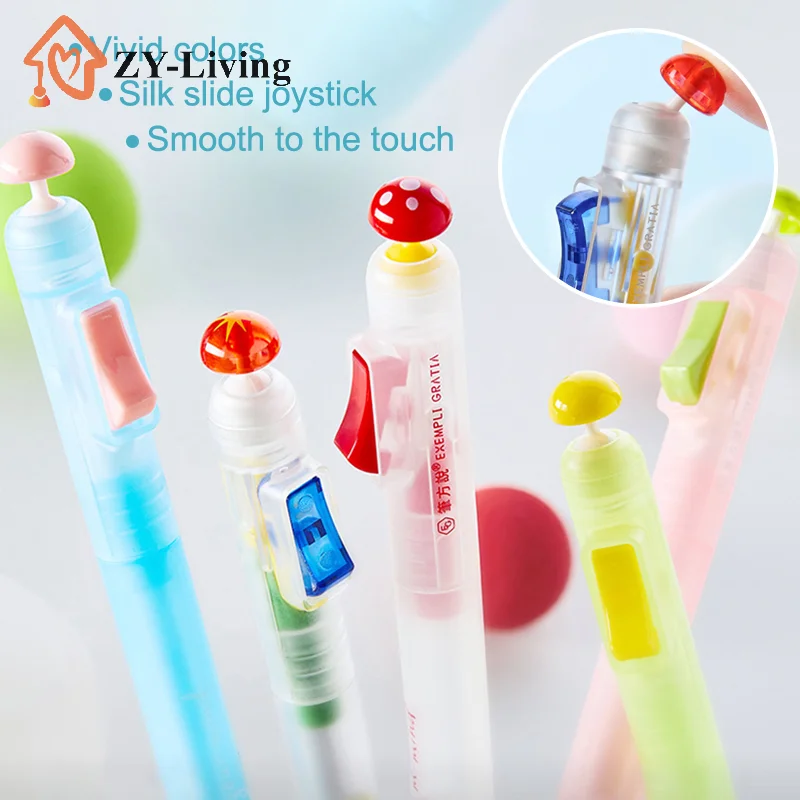 1/3Pcs Relax Switch Pen For Exam Prep - Fidget Clicker Gel Pen 0.5mm Smooth Writing For School Students Office