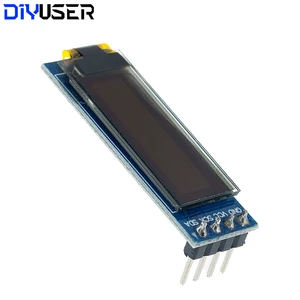 0.91 인치 OLED 모듈 화이트/블루 OLED 128X32 OLED LCD LED 디스플레이 모듈 0.91 8 최고의 판매 LCD 디스플레이 Arduino -№1