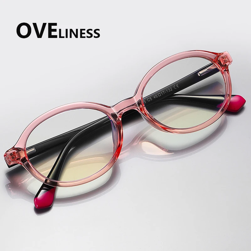 إطارات نظارات واقية للأطفال من الأسيتات للأولاد والبنات إطار نظارات طبية بصرية خفيفة للغاية