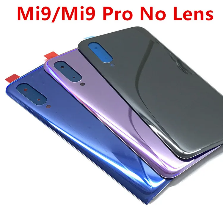 Mi9 Mi9Pro задняя крышка аккумулятора для Xiaomi Mi 9/9Pro 6,39 "задний корпус, стеклянный чехол для телефона, замена запасных частей для ремонта