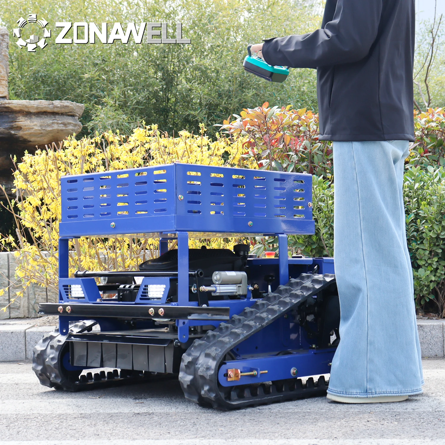 

500mm Lawn Mower 20-150mm Height Adjustable Iron Storage Rack For Home Garden Lawn Care Customisable